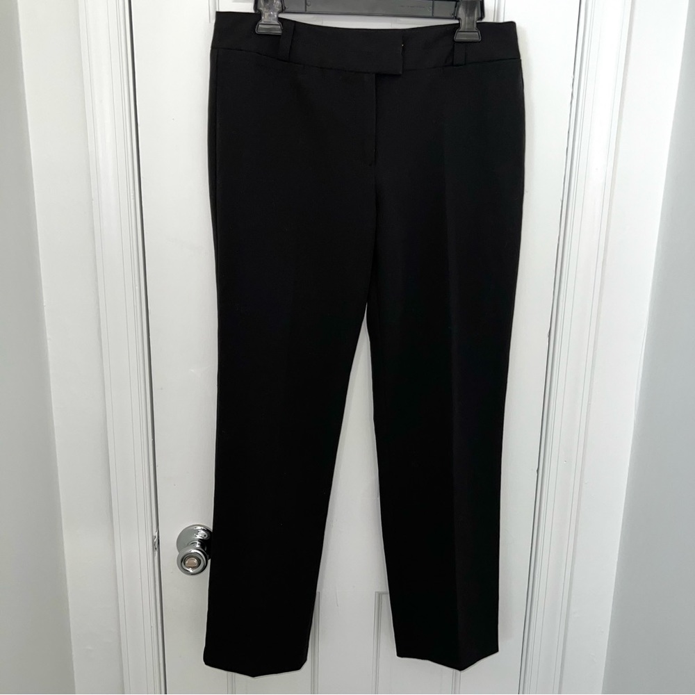 zac & rachel petite black business pants work office and casual trousers dress